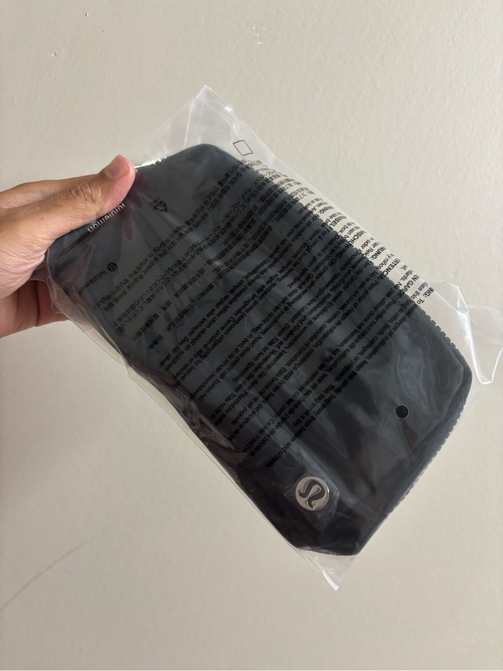 New Lululemon Black belt bag